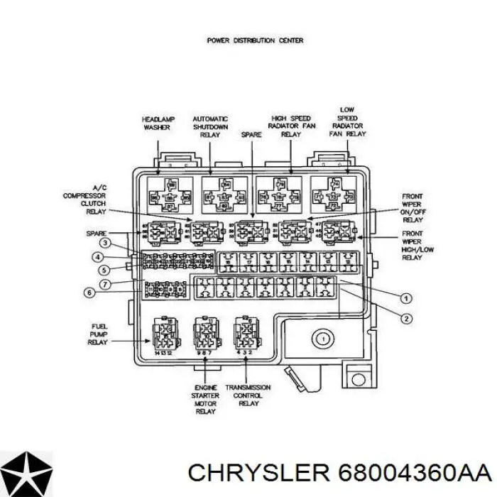 Comprar 68004360AA Chrysler 
