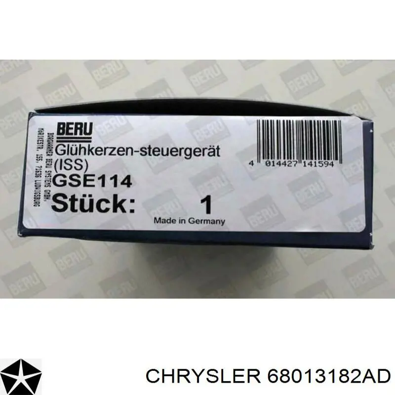 68013182AD Chrysler Relé de bujías incandescentes