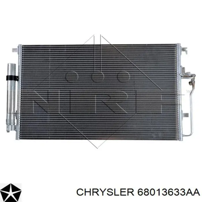 68013633AA Chrysler condensador aire acondicionado