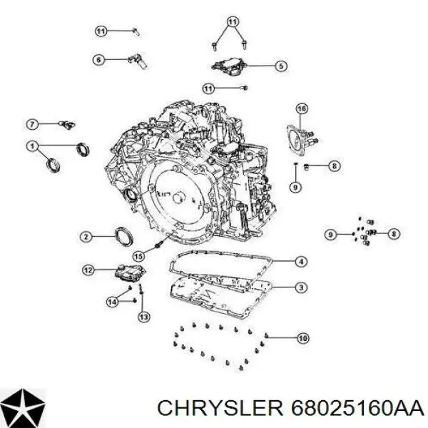 68025160AA Chrysler