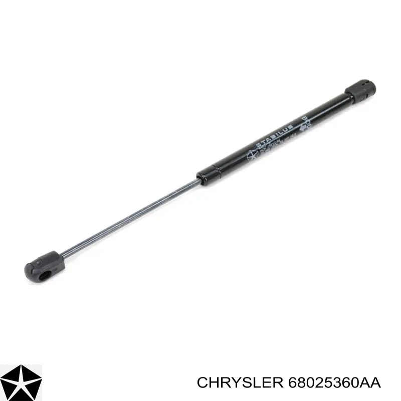Muelle neumático de capó de motor Chrysler 68025360AA