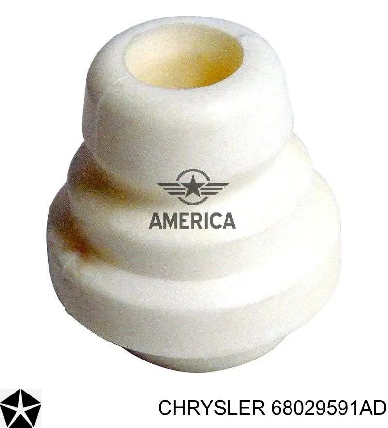 68029591AD Chrysler soporte amortiguador trasero