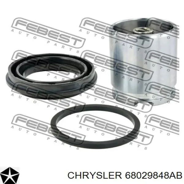 68029848AB Chrysler pinza de freno trasero derecho