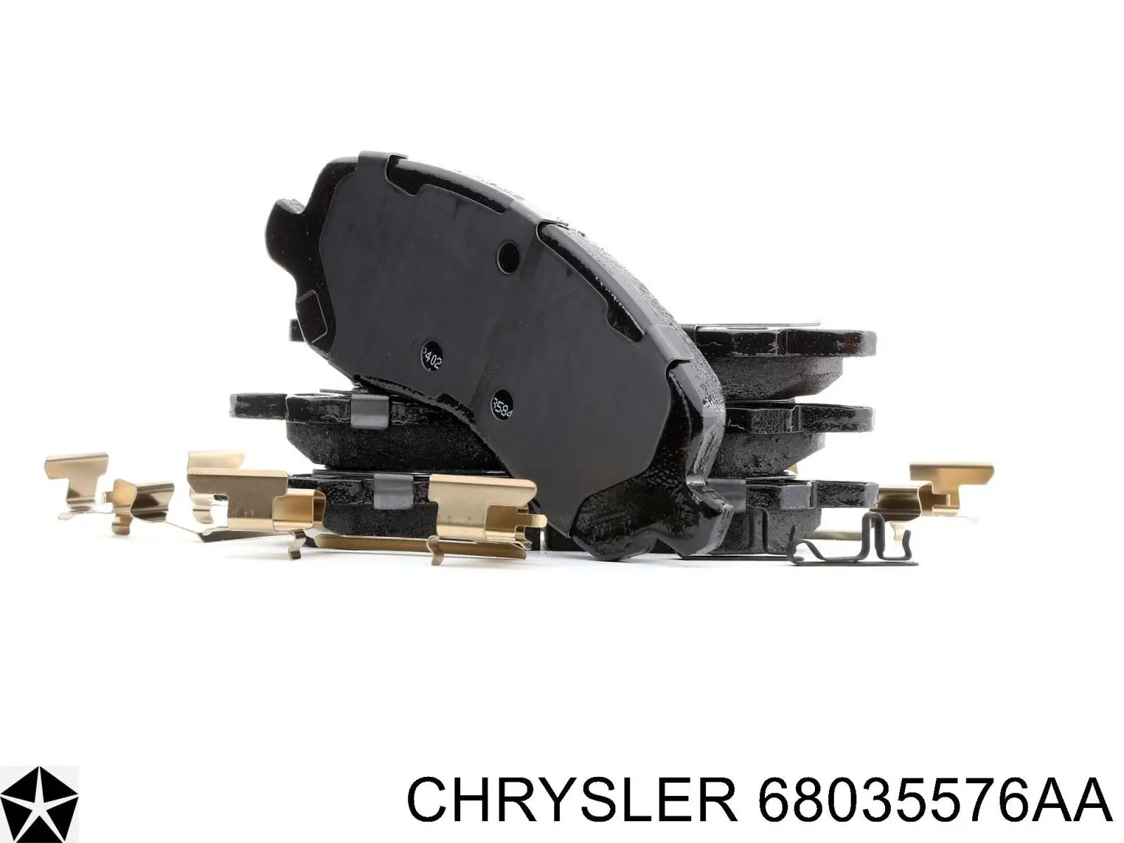 Comprar 68035576AA Chrysler Pastillas delanteras de freno
