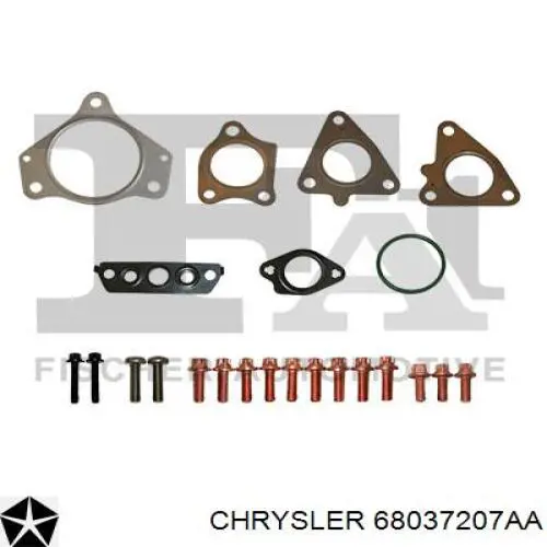 68037207AA Chrysler turbocompresor