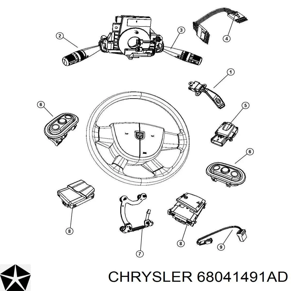Comprar 68041491AD Chrysler 