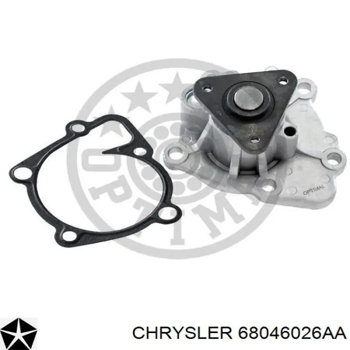 Bomba de agua 68046026AA Chrysler