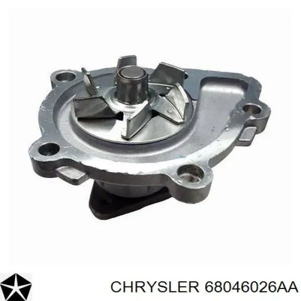 Bomba de agua 68046026AA Chrysler