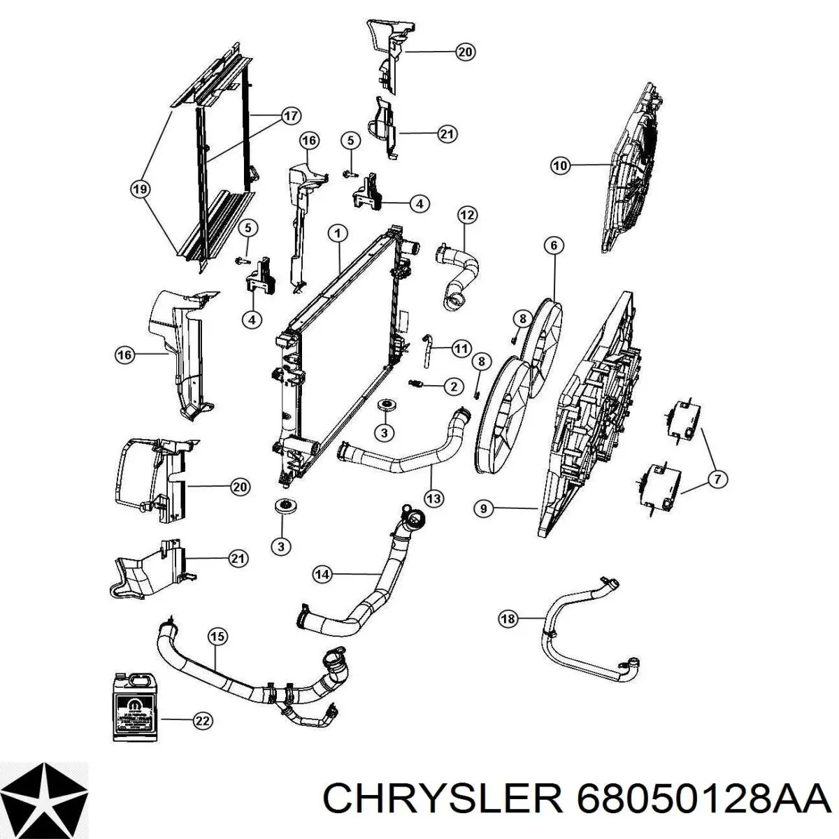 68050128AA Chrysler