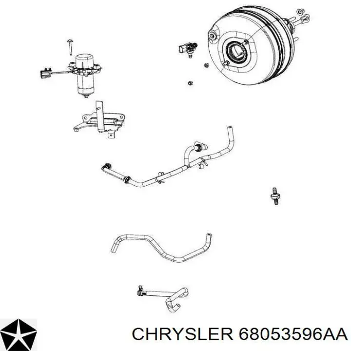 Válvula del servofreno Chrysler 68053596AA precio, desde 81,31 EUR