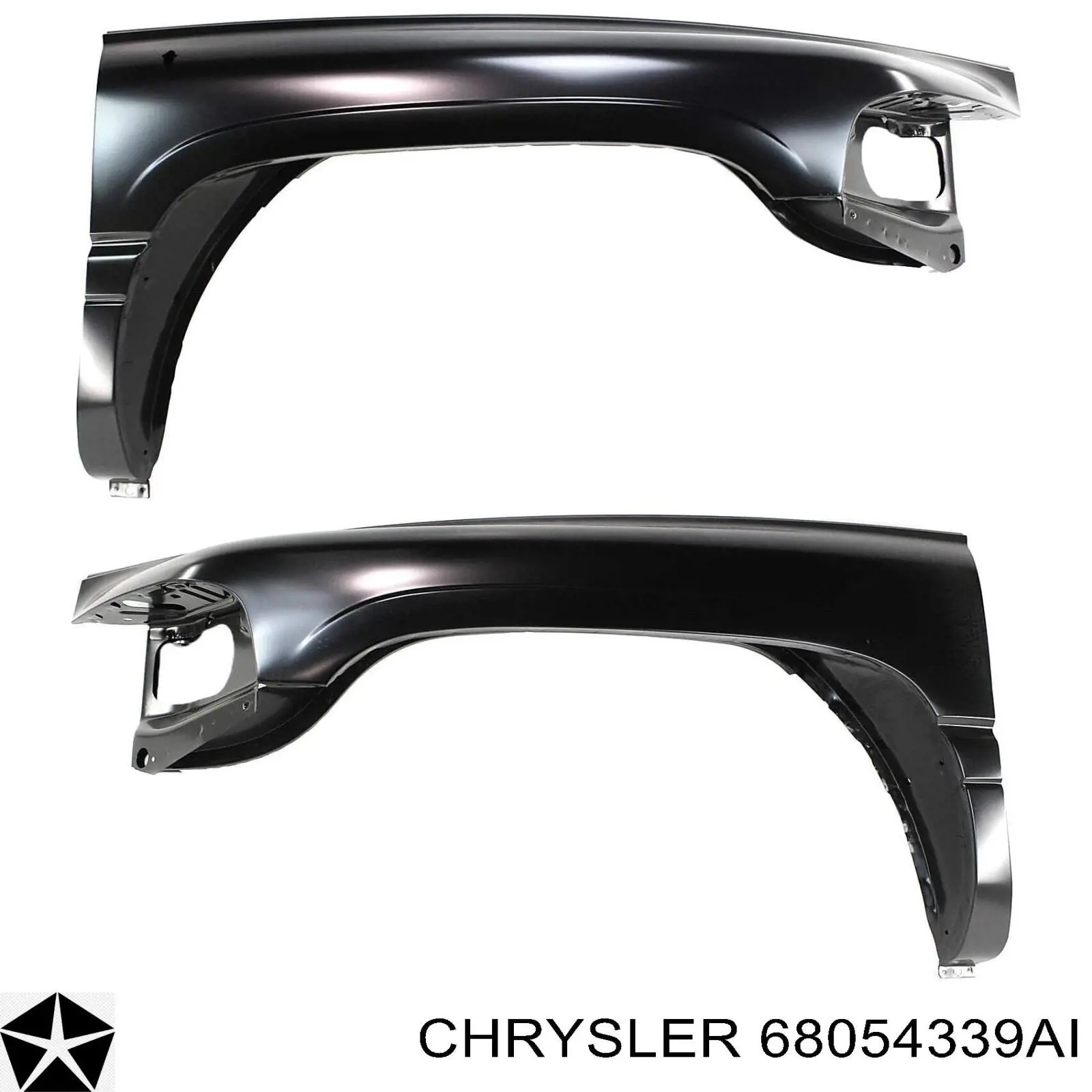 68054339AI Chrysler guardabarros delantero izquierdo