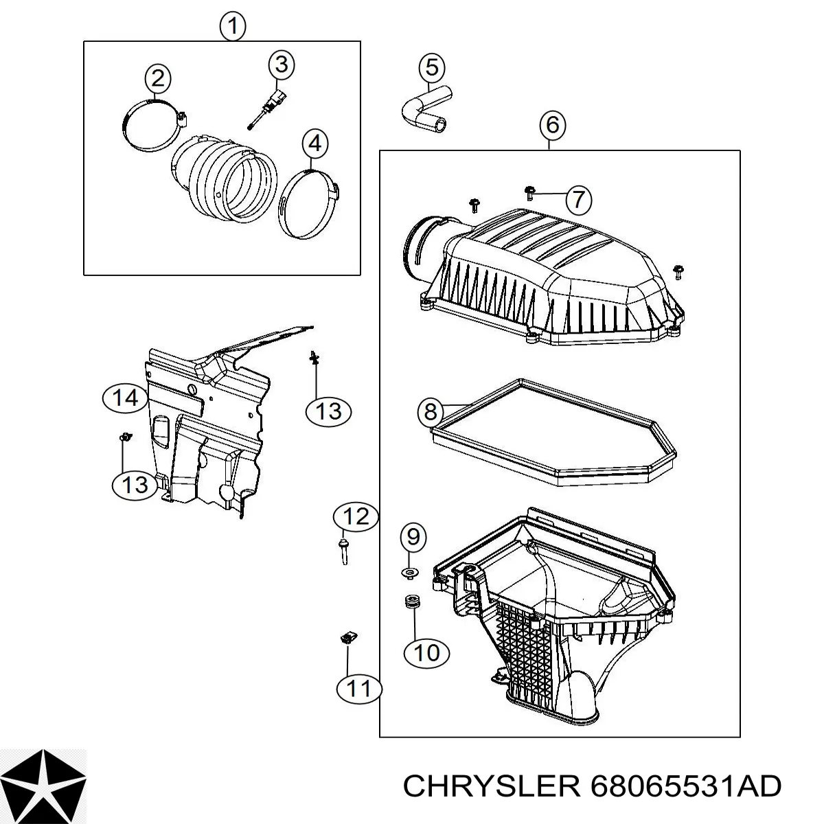 68065531AE Chrysler