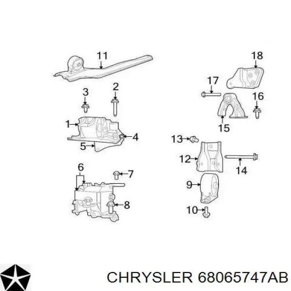 68004188AA Chrysler