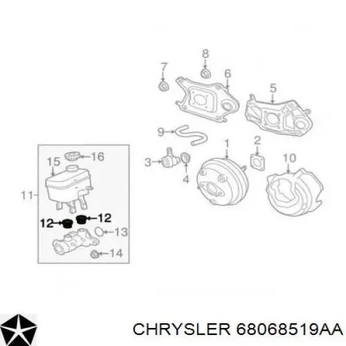 K68004449AA Fiat/Alfa/Lancia