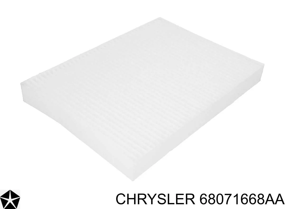 Filtro de cabina Chrysler 68071668AA precio, desde 8,37 EUR