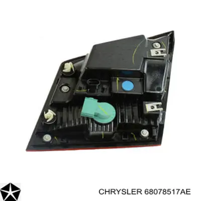 68078517AE Chrysler Piloto trasero interior izquierdo