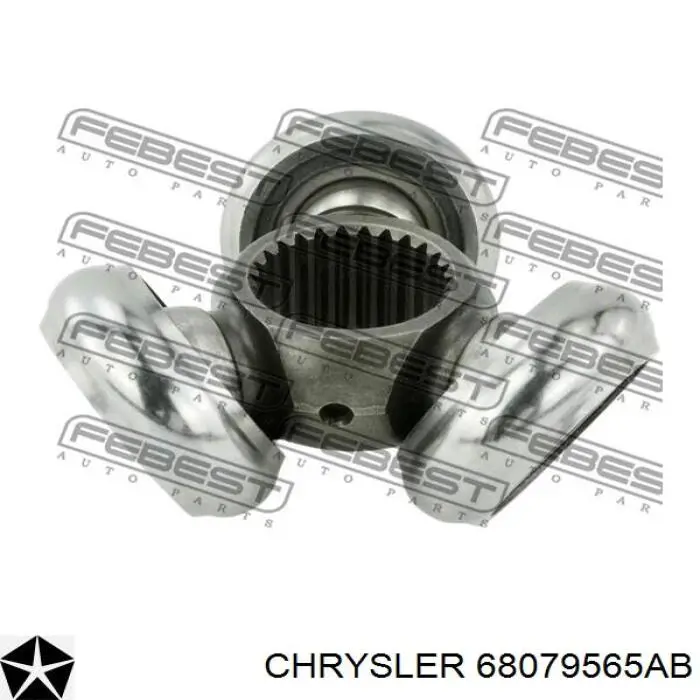 68079565AB Chrysler árbol de transmisión delantero izquierdo