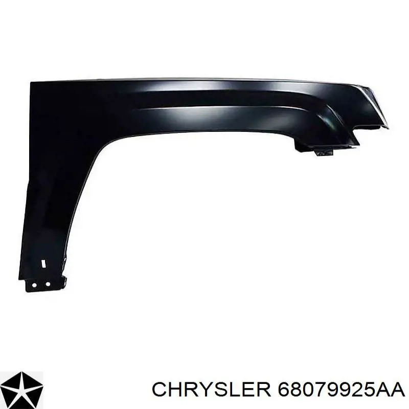 68079925AA Chrysler guardabarros delantero izquierdo