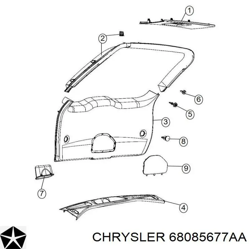 K68085677AA Fiat/Alfa/Lancia