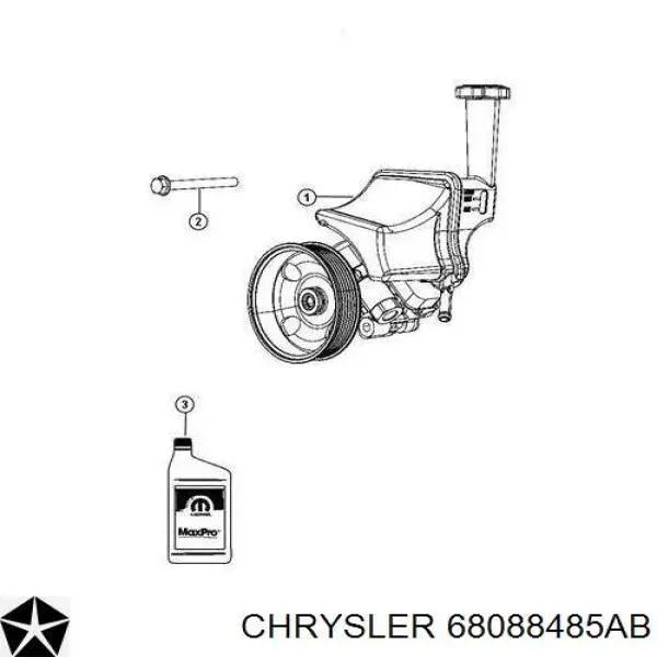 68088485AB Chrysler líquido de dirección hidráulica