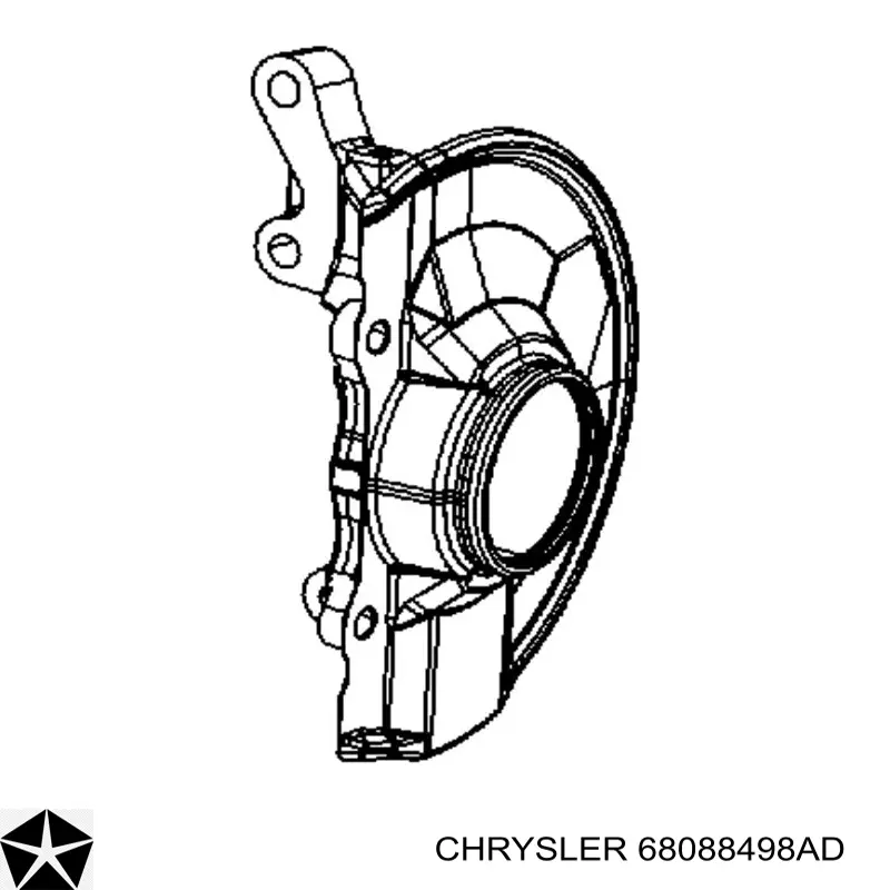 Muñón del eje, soporte de rueda, delantero derecho para Dodge Caliber (PM)