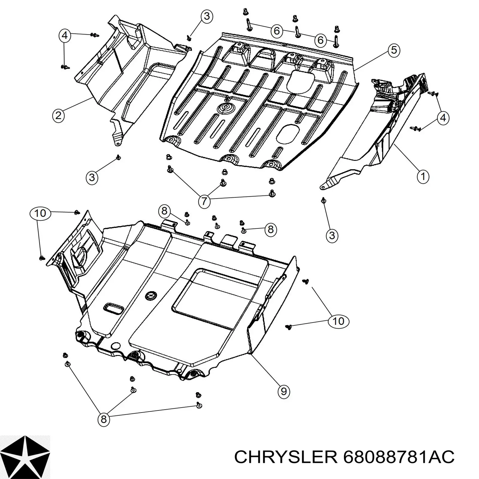  Chrysler 68088781AC precio, desde 300,20 EUR