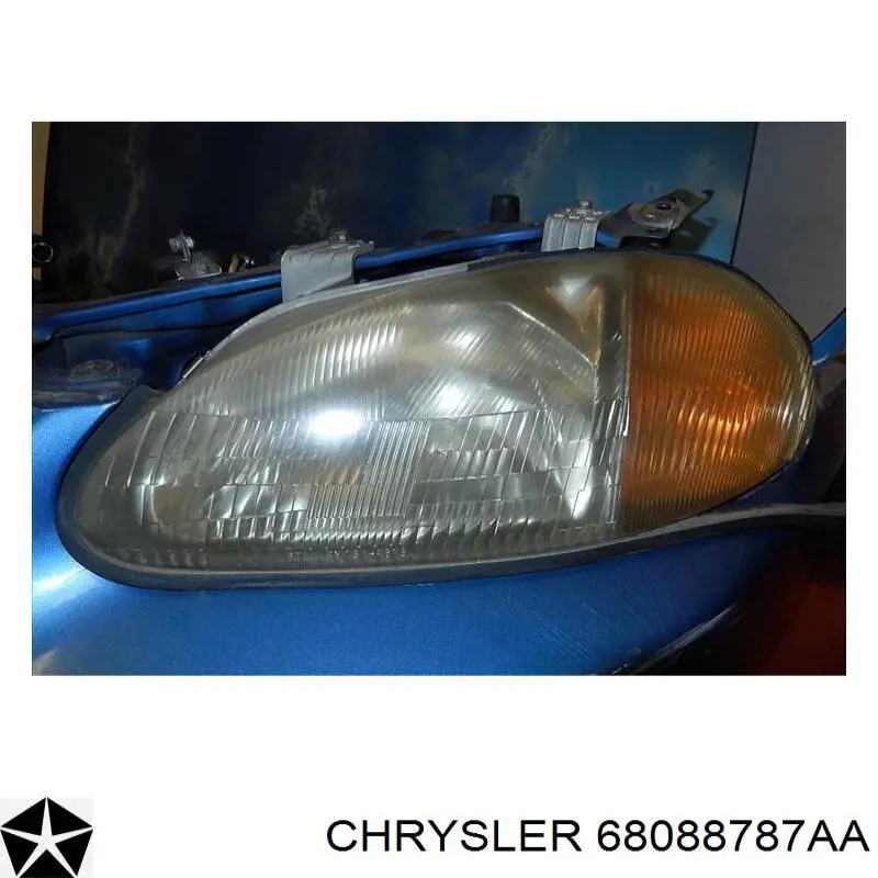 68088787AA Chrysler parachoques trasero, parte inferior