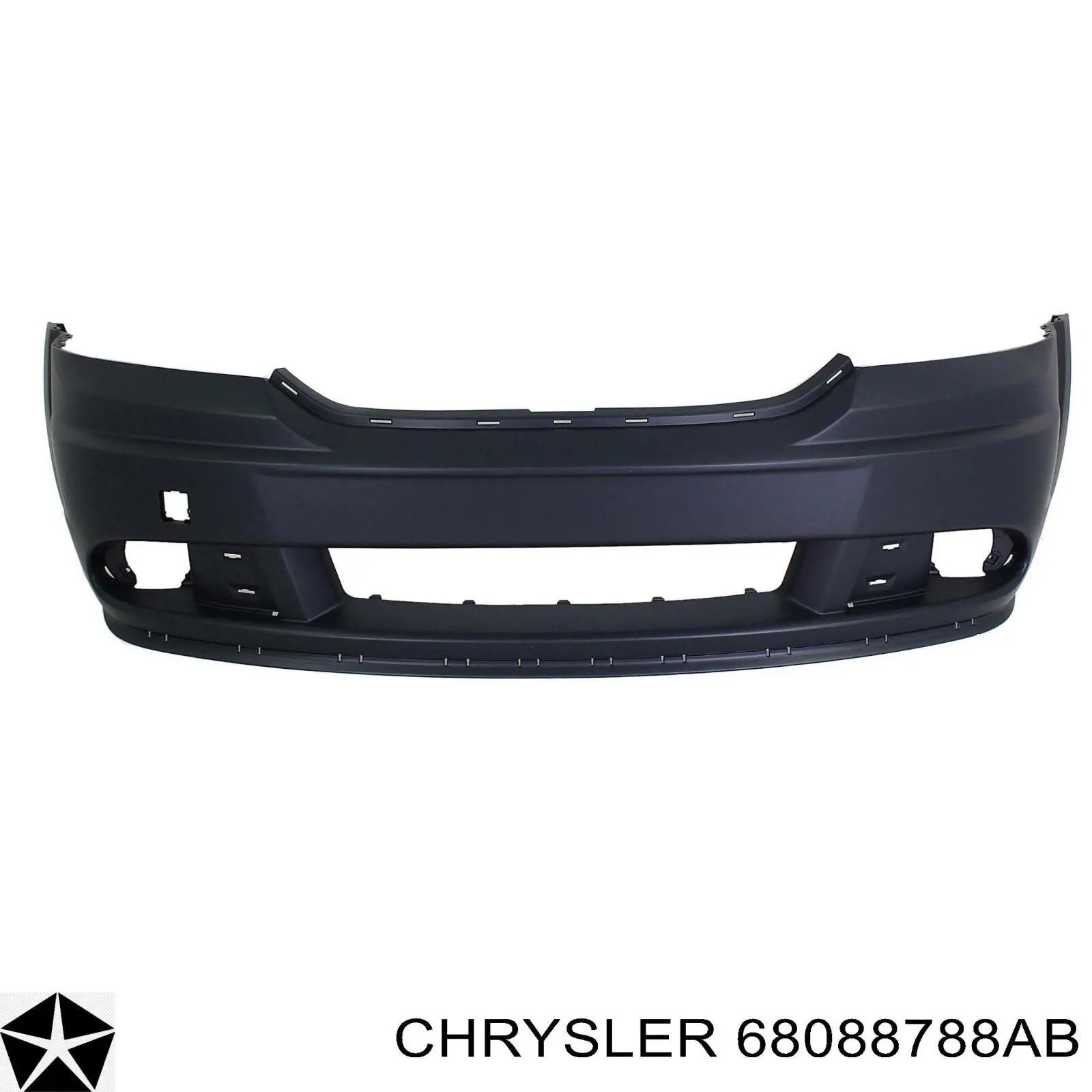 68088788AB Chrysler parachoques trasero, parte inferior