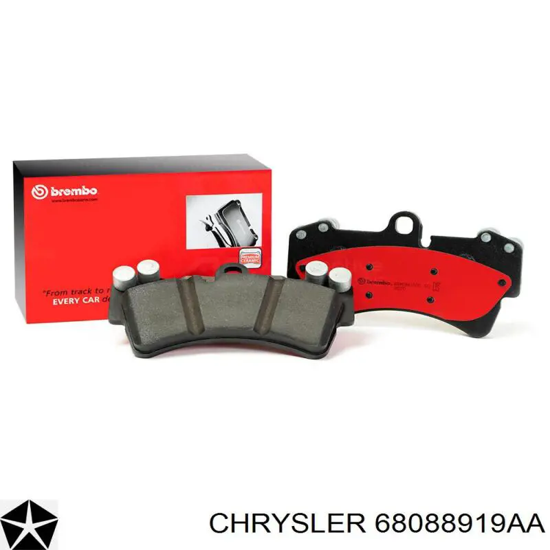Comprar 68088919AA Chrysler Pastillas de freno traseras