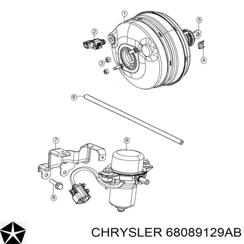 K68089129AA Fiat/Alfa/Lancia