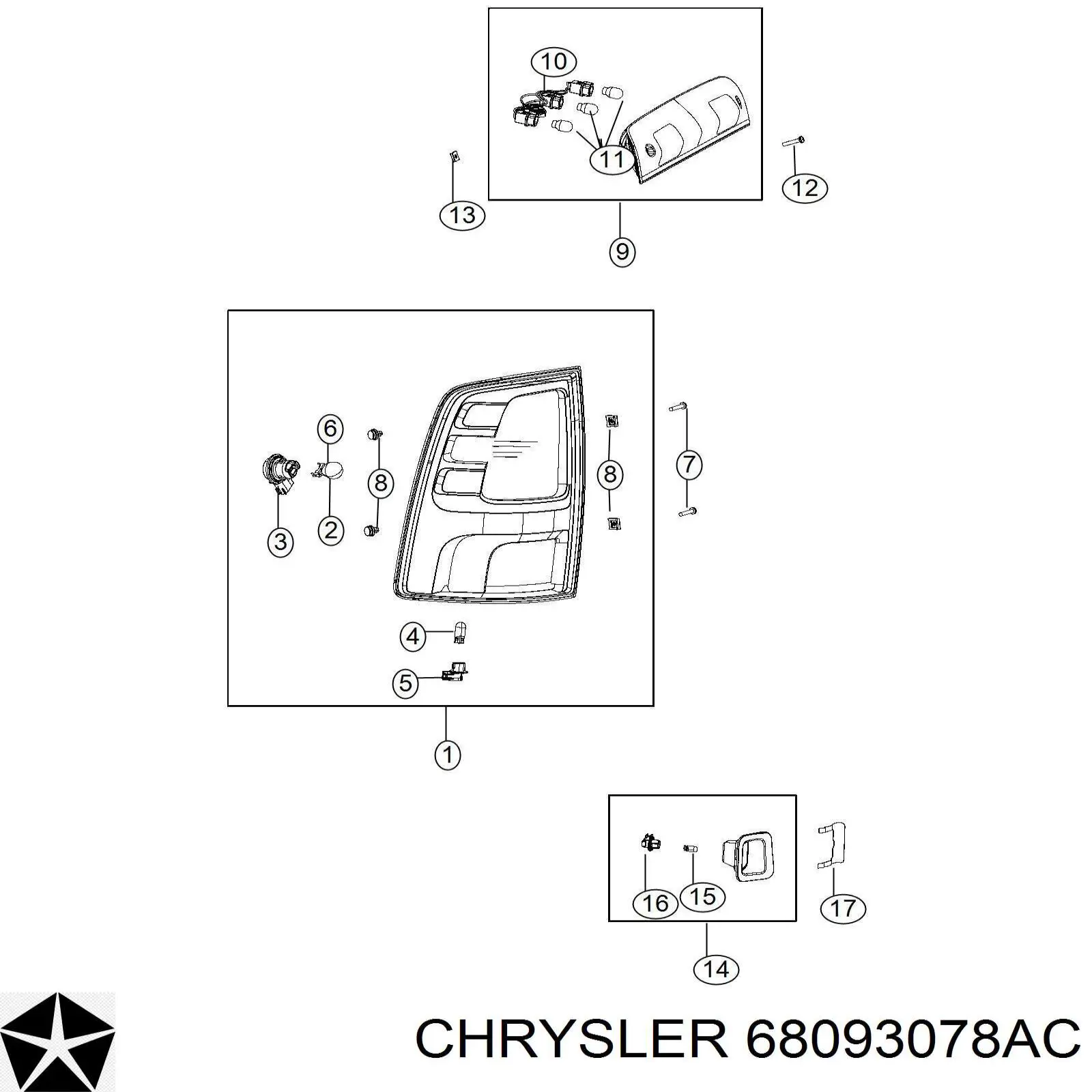 Comprar 68093078AC Chrysler 