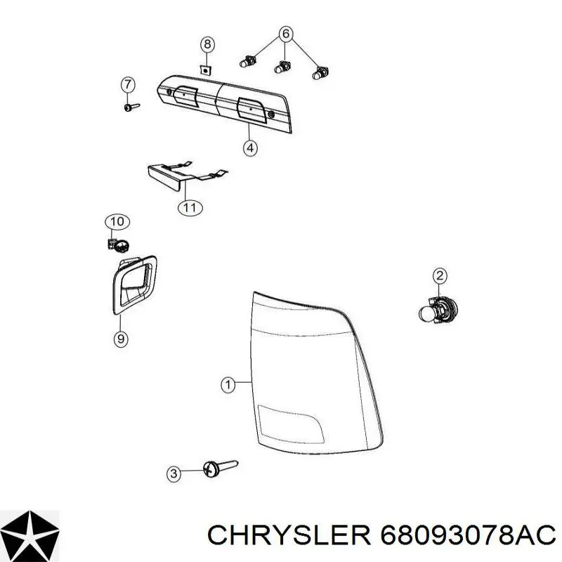  Chrysler 68093078AC precio, desde 196,88 EUR