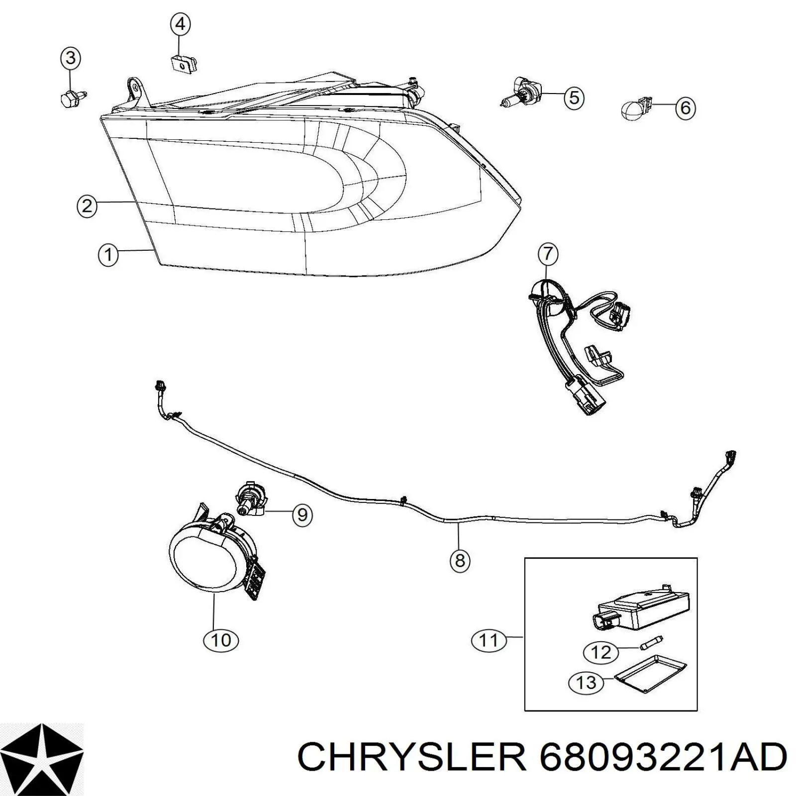  Chrysler 68093221AD precio, desde 409,75 EUR