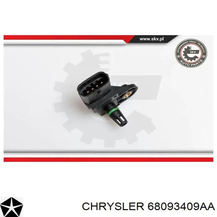 68093409AA Chrysler sensor de presion del colector de admision