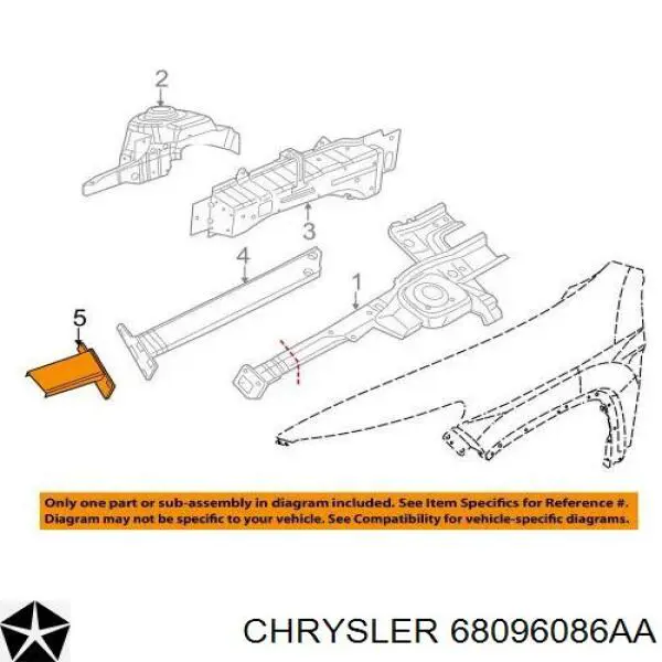 68096086AA Chrysler