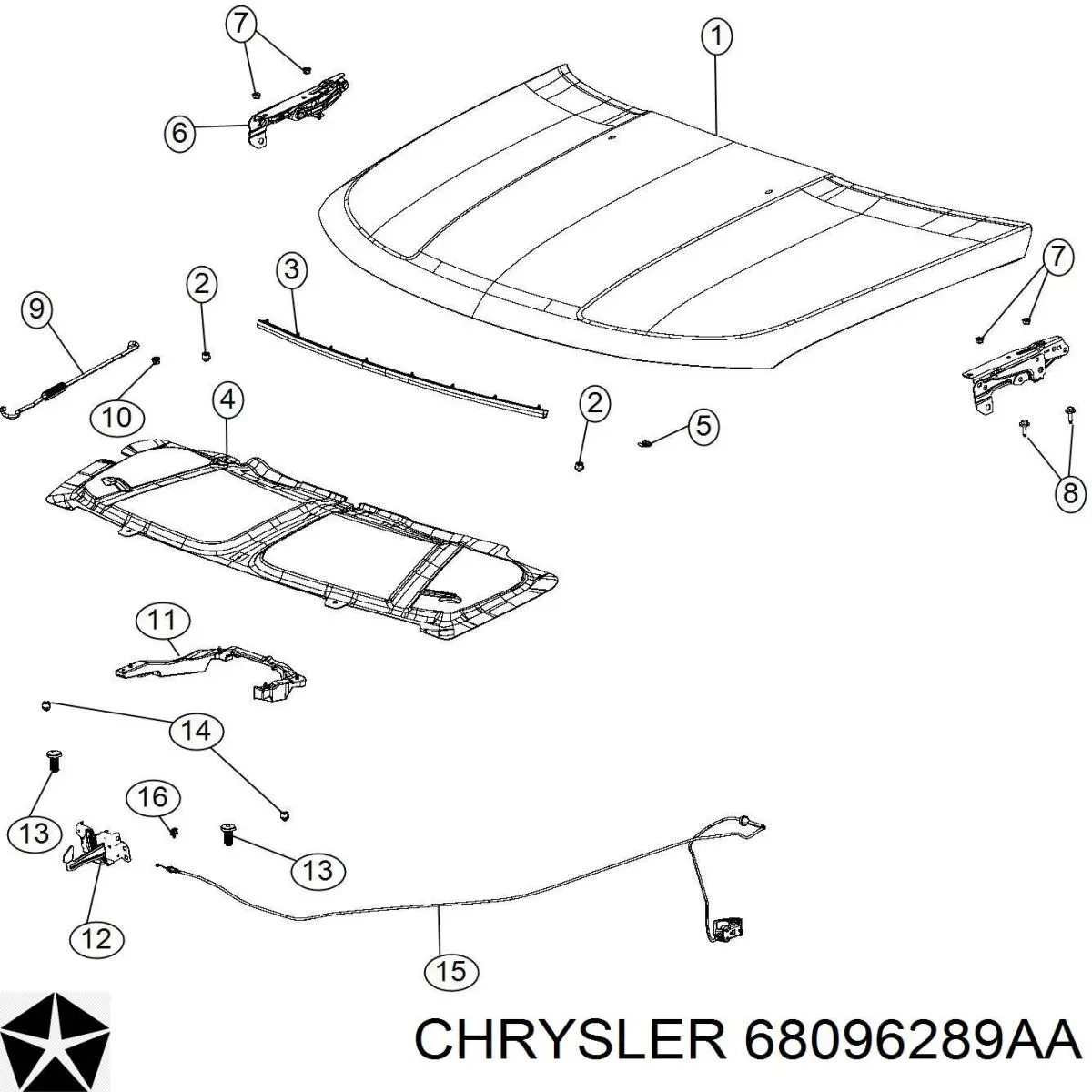  Chrysler 68096289AA precio, desde  