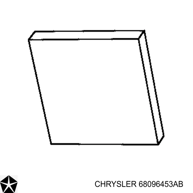 Comprar 68096453AB Chrysler Filtro de aire del habitáculo