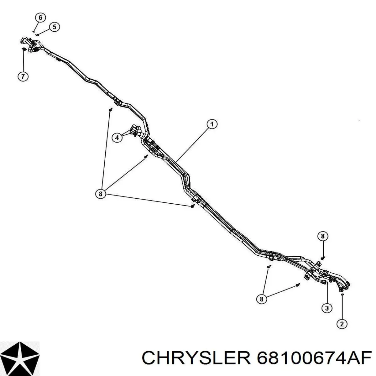  Chrysler 68100674AF precio, desde 876,59 EUR