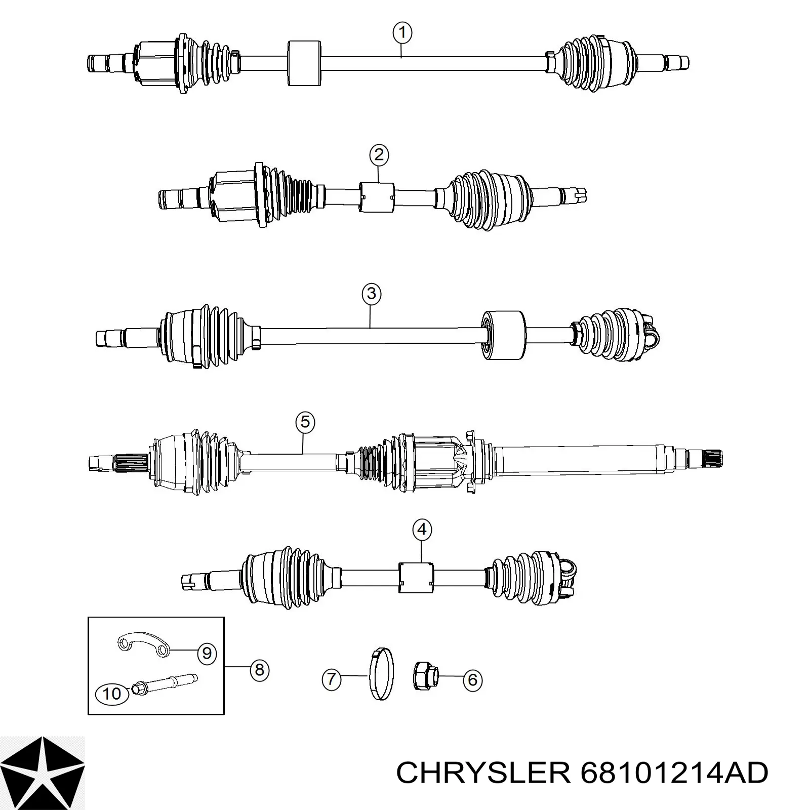 68101214AD Chrysler