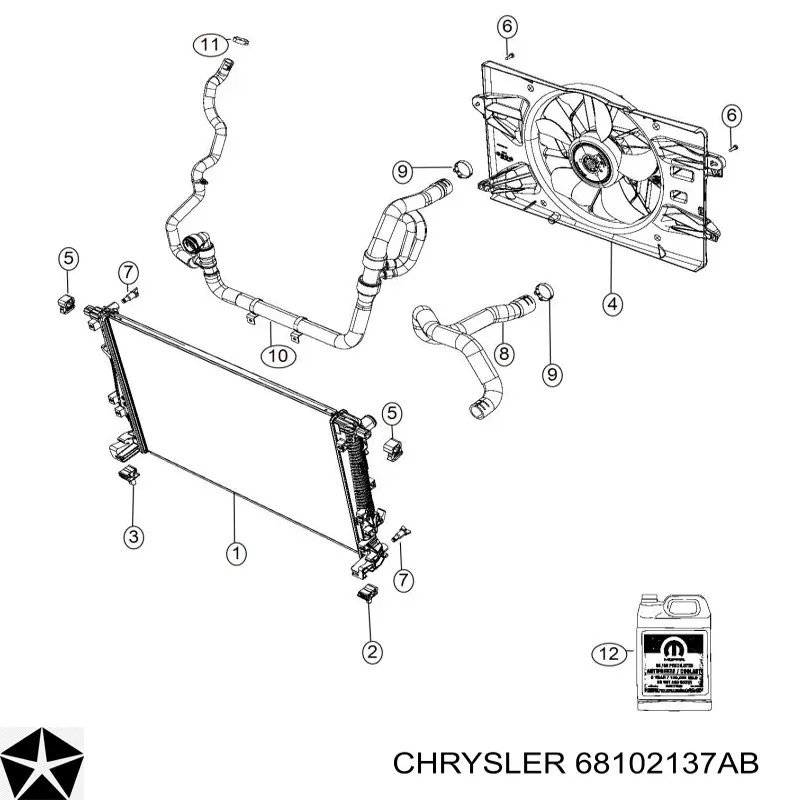 K68102137AB Fiat/Alfa/Lancia