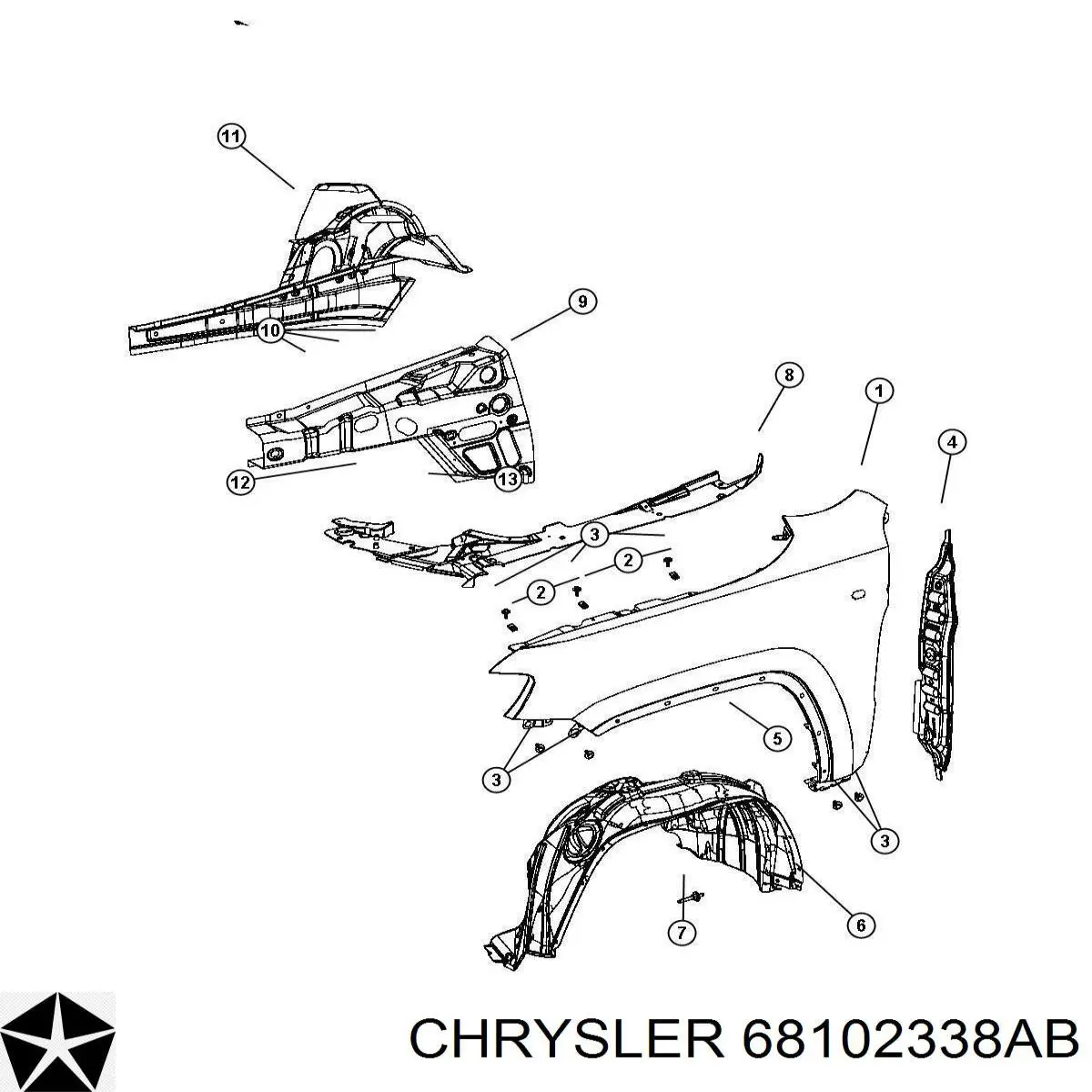 68102338AB Chrysler