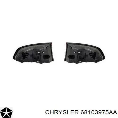 Escobilla del limpiaparabrisas del lado del conductor 68103975AA Chrysler