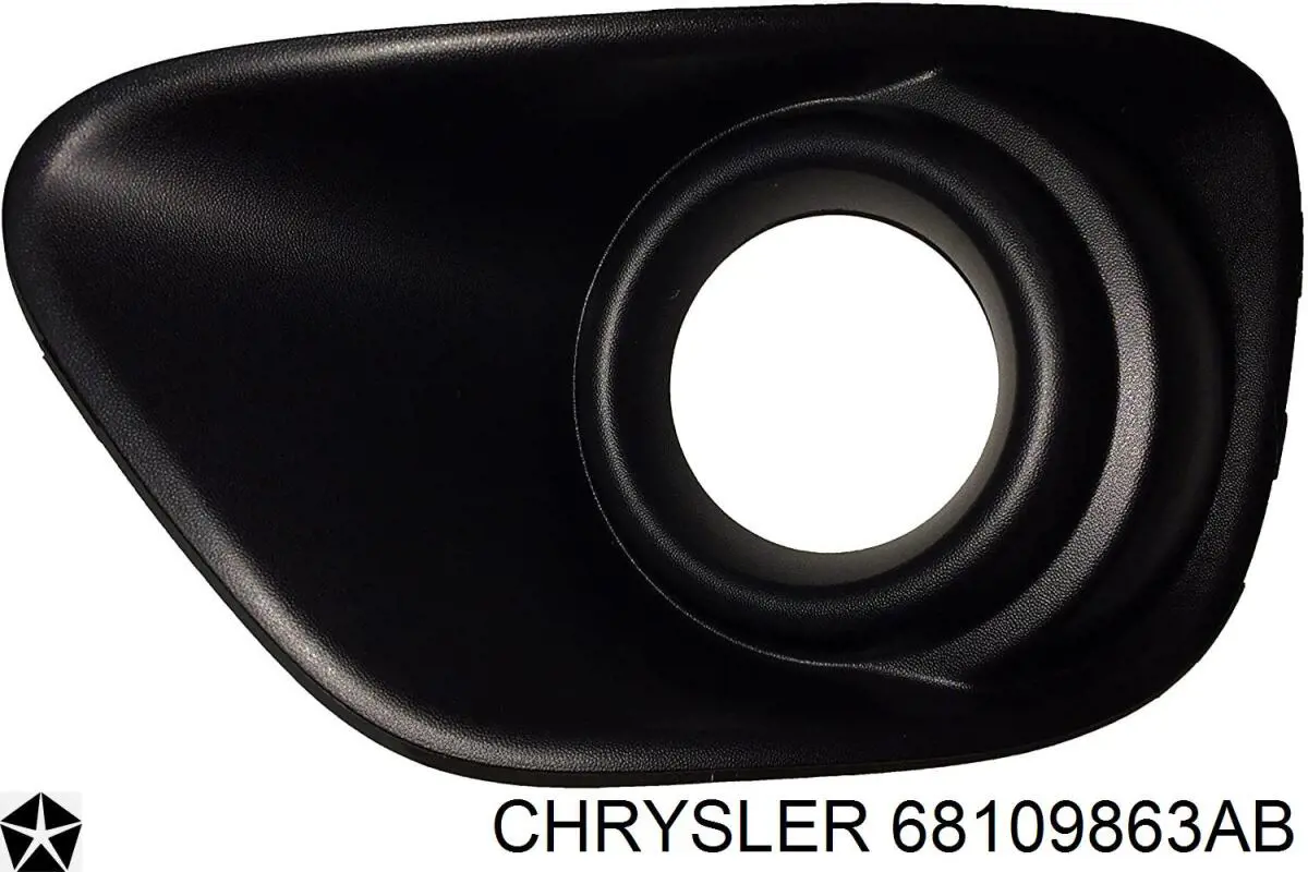 68109863 AB Chrysler parachoques delantero, parte inferior