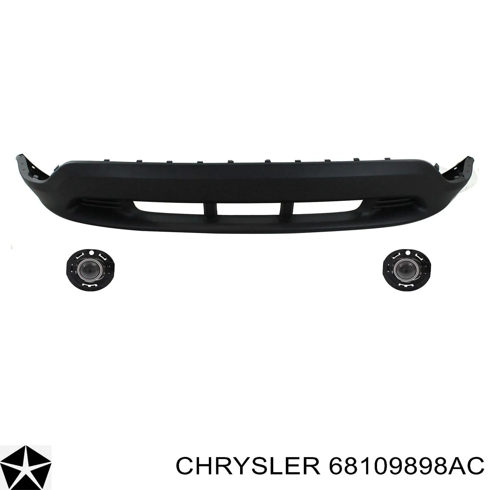 Paragolpes Chrysler 68109898AC precio, desde 91,39 EUR