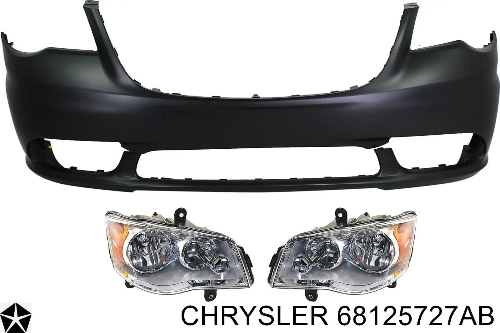 Paragolpes Chrysler 68125727AB precio, desde 272,98 EUR