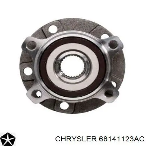 68141123AC Chrysler cubo de rueda delantero