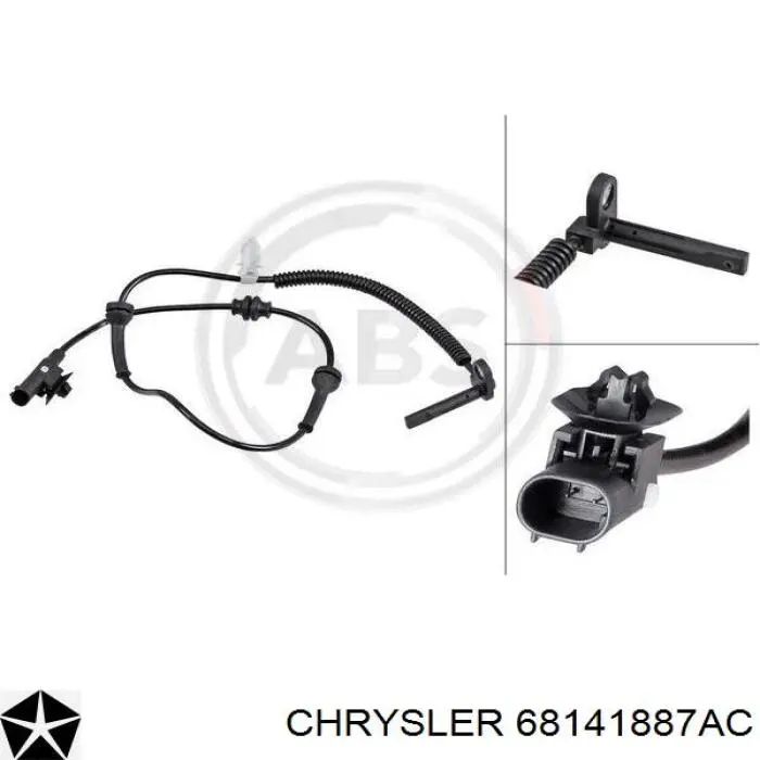 Sensor ABS de rueda delantera Chrysler 68141887AC precio, desde 31,94 EUR