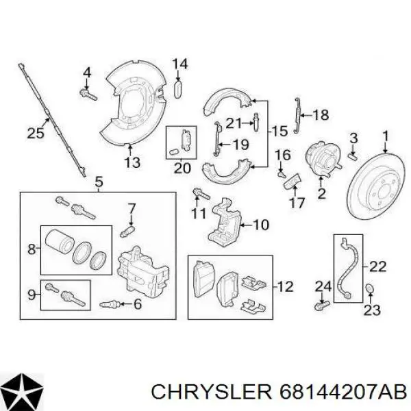 68144207AA Chrysler