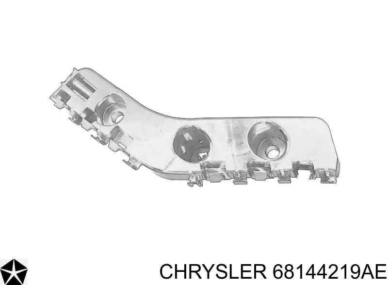 68144219AE Chrysler Soporte de parachoques delantero izquierdo