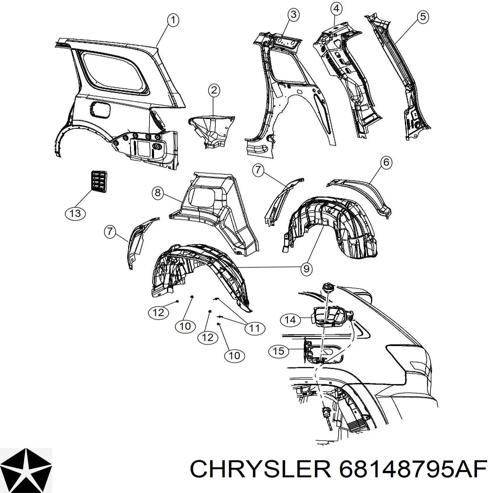 68148795AC Chrysler